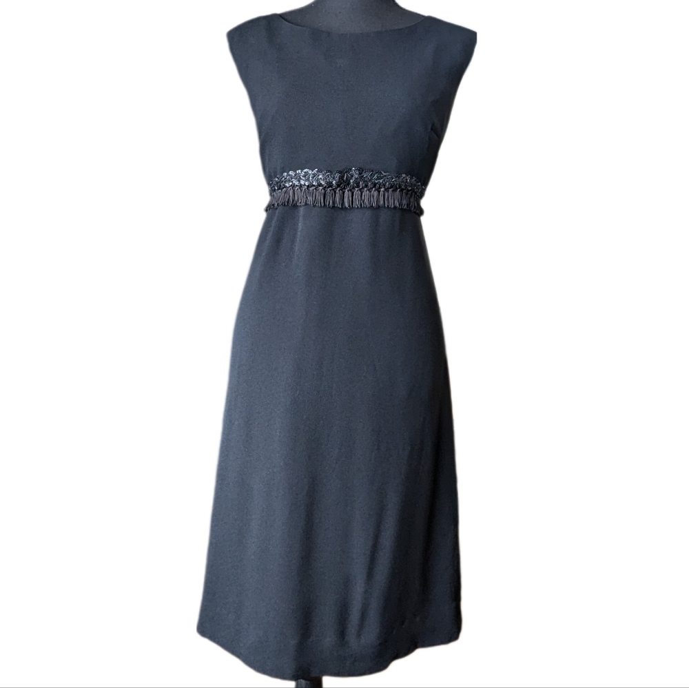 AMAZING Vintage 1960s Day To Evening Dress Secretary To Cocktails Dress